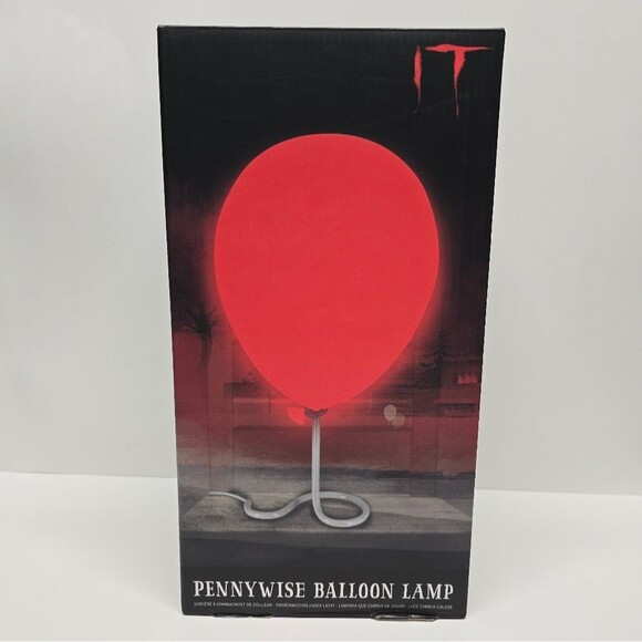 IT Pennywise Red Balloon Lamp Halloween Decor NEW - Picture 1 of 8